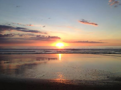 Playa Grande, Costa Rica. Photo of sunset.